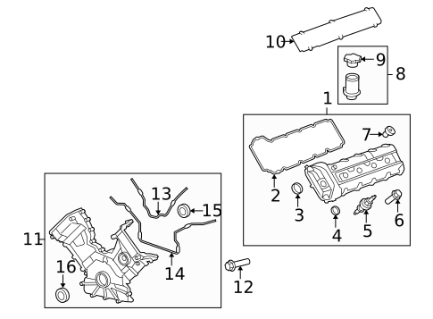 Engine Appearance Cover for 2009 Jaguar XF #1
