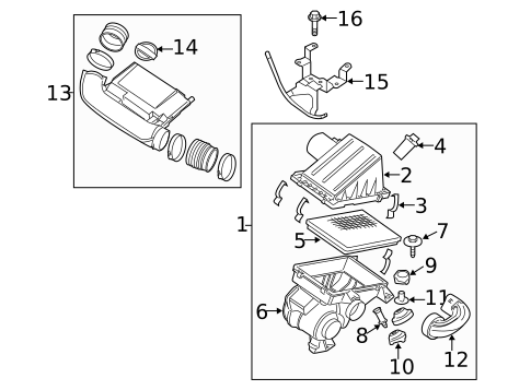 Air Intake for 2009 Nissan Pathfinder #0