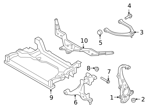 Suspension Components for 2013 INFINITI FX37 #8