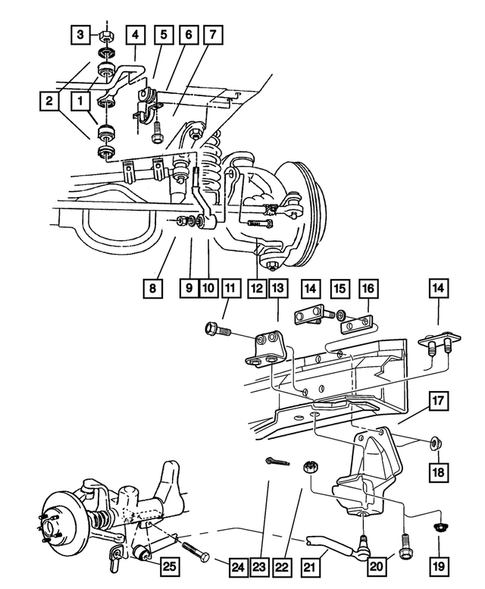 Front Suspension for 2001 Jeep Cherokee #1