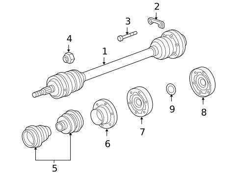 Drive Axles for 2006 Porsche Cayman #0