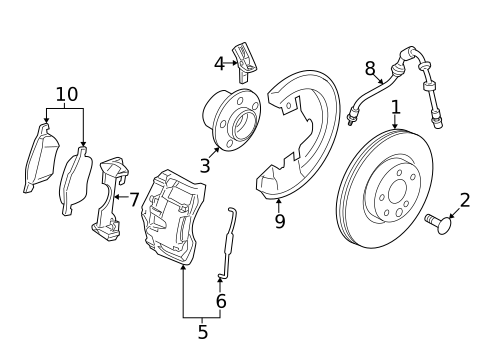 Anti-Lock Brakes for 2009 Volvo S80 #0