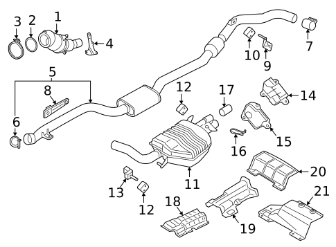 Exhaust Components for 2025 BMW 750e xDrive #4