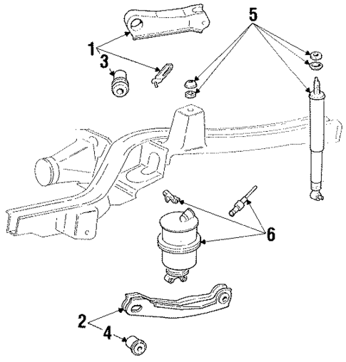 Rear Suspension for 1986 Lincoln Mark VII #1