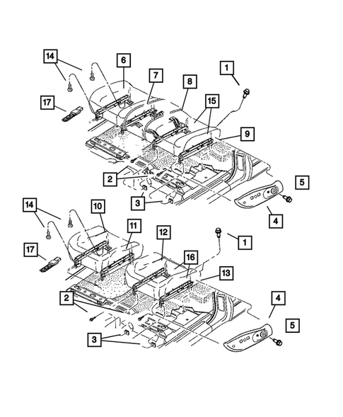 Adjusters, Covers, Shields, and Risers for 2006 Dodge Dakota #0