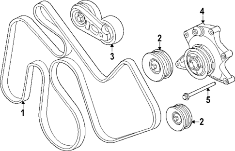 Belts & Pulleys for 2025 Ford F-350 Super Duty #2
