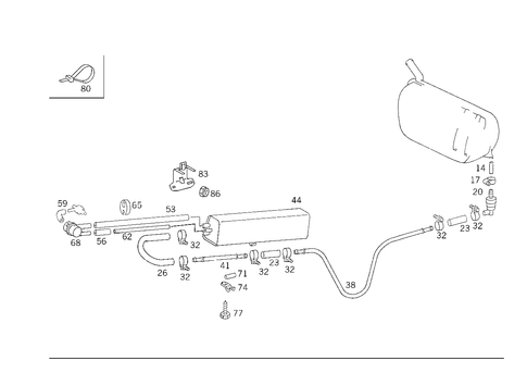 Ventilation for 1993 Mercedes-Benz 300 TE #2