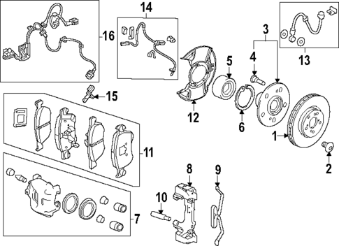 Brake Components for 2024 Acura Integra #0
