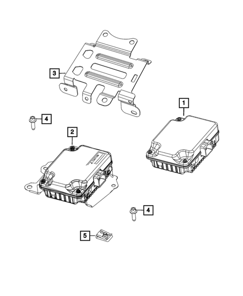 Keys, Modules and Engine Controllers for 2023 Jeep Wrangler #7