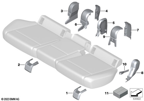 Rear Seat for 2024 Mini Countryman SE ALL4 #3
