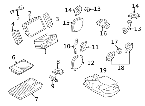 Antenna & Radio for 2013 Land Rover Range Rover #0
