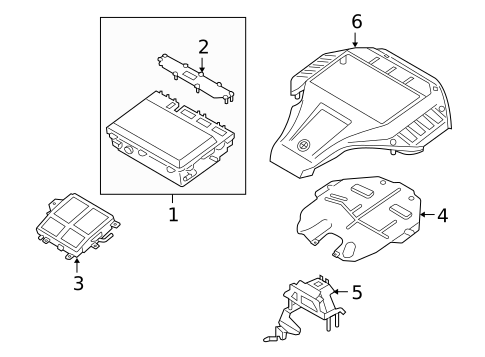 Electrical Components for 2011 BMW X6 #1