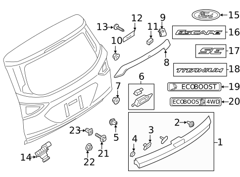 Parking Aid for 2019 Ford Escape #3