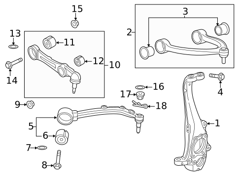 Suspension Components for 2024 Genesis G80 #1