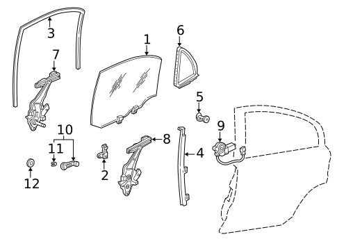 Rear Door for 1996 Honda Civic #0