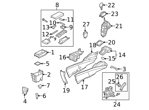 Gear Shift Control for 2009 Honda Civic #0