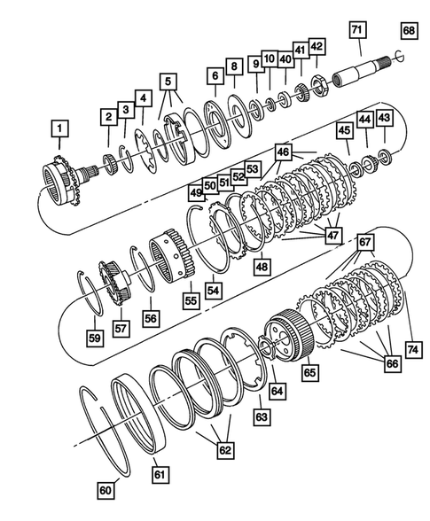 Gear Train for 2004 Dodge Durango #0