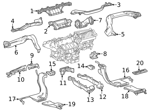 Ducts for 2023 Lexus LX600 #0