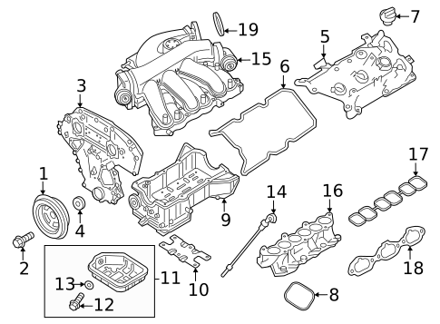 Engine Parts for 2023 Nissan Pathfinder #7