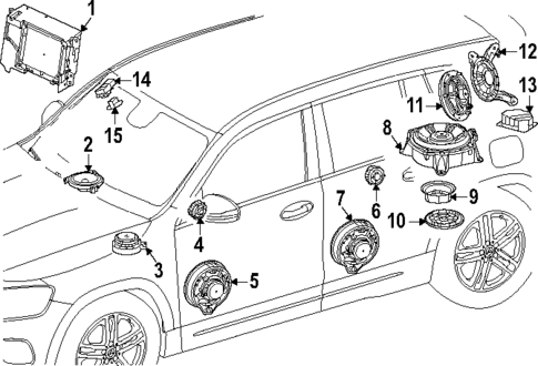 Antenna & Radio for 2023 Mercedes-Benz EQB 350 #0