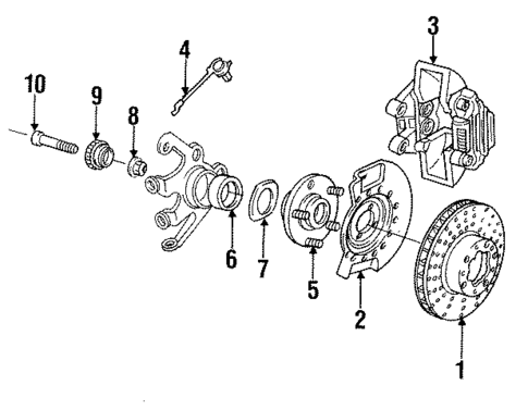 Front Brakes for 1996 Porsche 911 #0