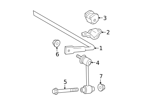 Stabilizer Bar & Components for 2015 Lexus IS350 #3