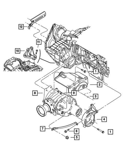 Power Transfer Assembly and Mounting for 2004 Chrysler Pacifica #0