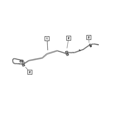 Fuel Lines for 2004 Dodge Durango #1