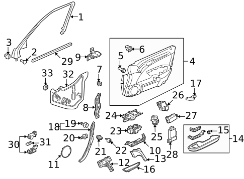 Trunk for 2012 Acura TL #1