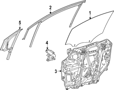 Front Door for 2024 Mercedes-Benz EQS 580 SUV #0