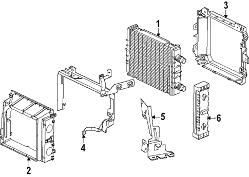 Radiator & Components for 2025 Mercedes-Benz S 63 AMG® E Performance #2