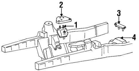 Engine & Trans Mounting for 2000 Mercury Mountaineer #0
