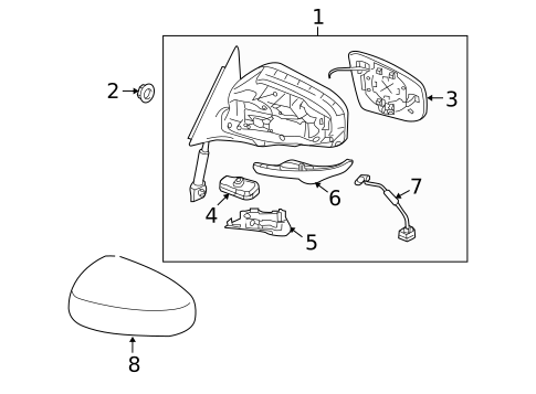 Outside Mirrors for 2013 INFINITI FX37 #0