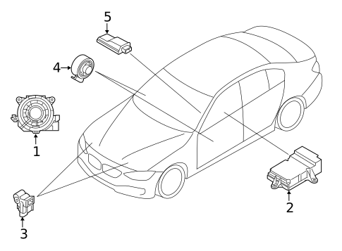 Air Bag Components for 2025 BMW 330i #20