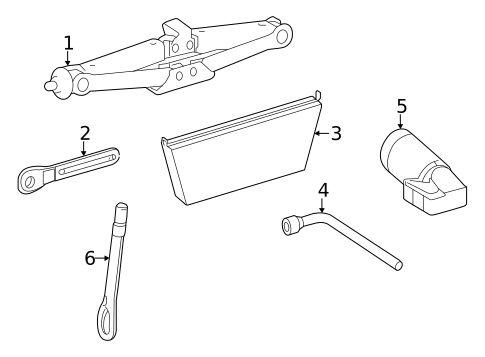 Jack & Components for 2021 Mercedes-Benz GLA35 AMG #0