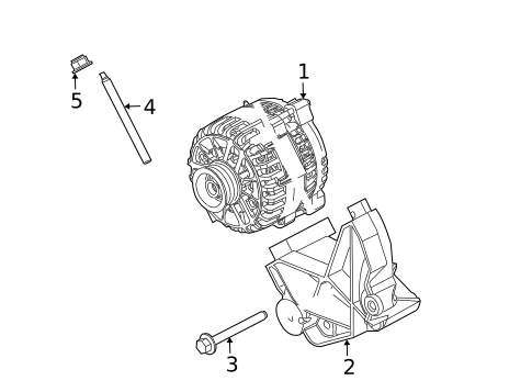 Alternator for 2005 Ford Mustang #0