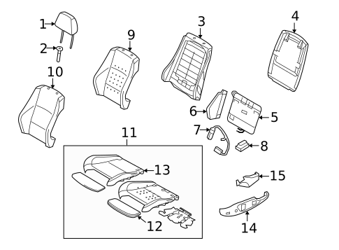 Lumbar Control Seats for 2008 BMW 128i #3