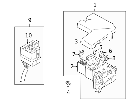 Electrical Components for 2003 Chrysler Sebring #1