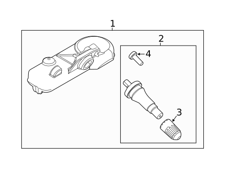Tire Pressure Monitor Components for 2017 Ford Edge #0