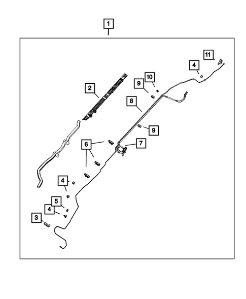Fuel Lines and Tubes for 2022 Ram 1500 #1