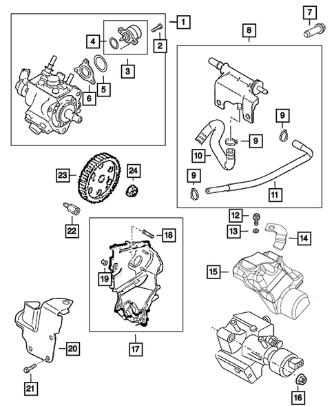 Fuel Pump and Sending Unit for 2015 Jeep Cherokee #3