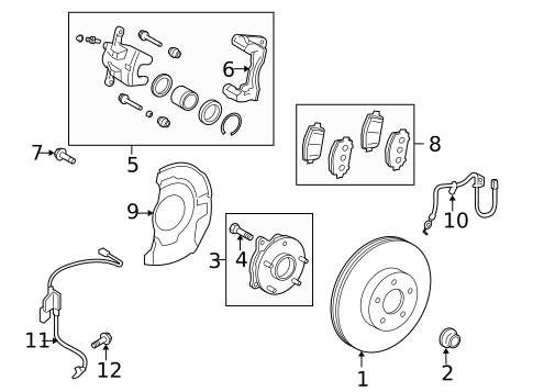 Anti-Lock Brakes for 2011 Scion xB #0