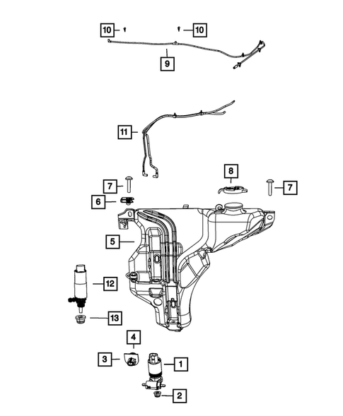 Wiper and Washer System for 2012 Jeep Grand Cherokee #0
