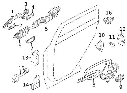 Front Door for 2014 INFINITI QX80 #2