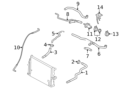 Radiator & Components for 2004 Porsche Cayenne #1