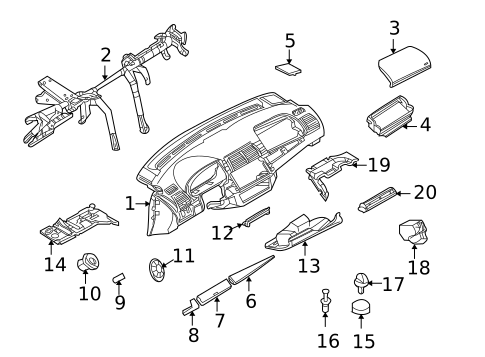 Instrument Panel for 2006 BMW X5 #0