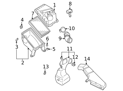 Air Cleaner for 2004 Subaru Impreza #0