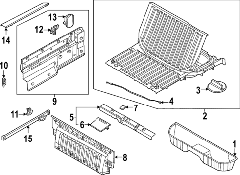 Interior Trim - Rear Body for 2025 Hyundai Santa Cruz #0