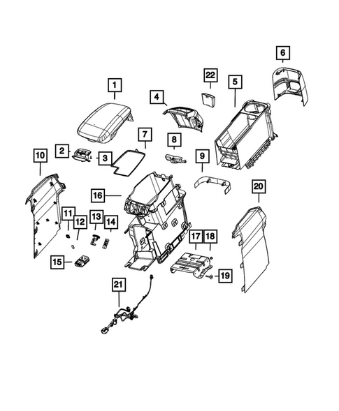 Consoles for 2024 Chrysler Voyager #2
