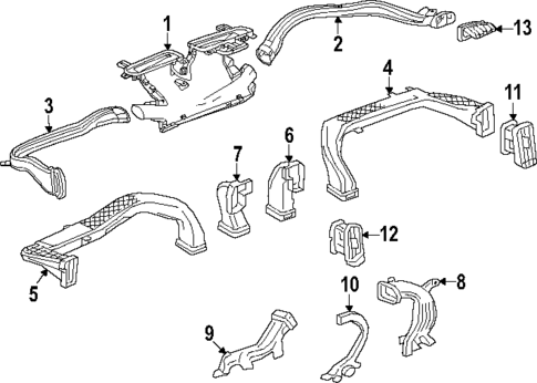 Ducts for 2023 Chevrolet Silverado 1500 #0